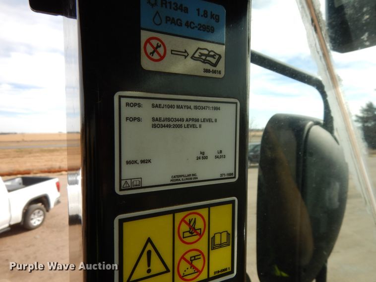 image for item DJ5816 2013 Caterpillar 950K  wheel loader