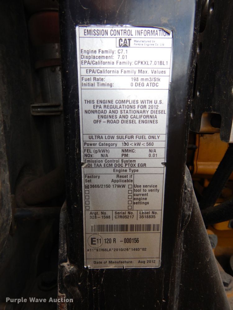 image for item DJ5816 2013 Caterpillar 950K  wheel loader