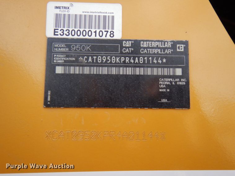 image for item DJ5816 2013 Caterpillar 950K  wheel loader