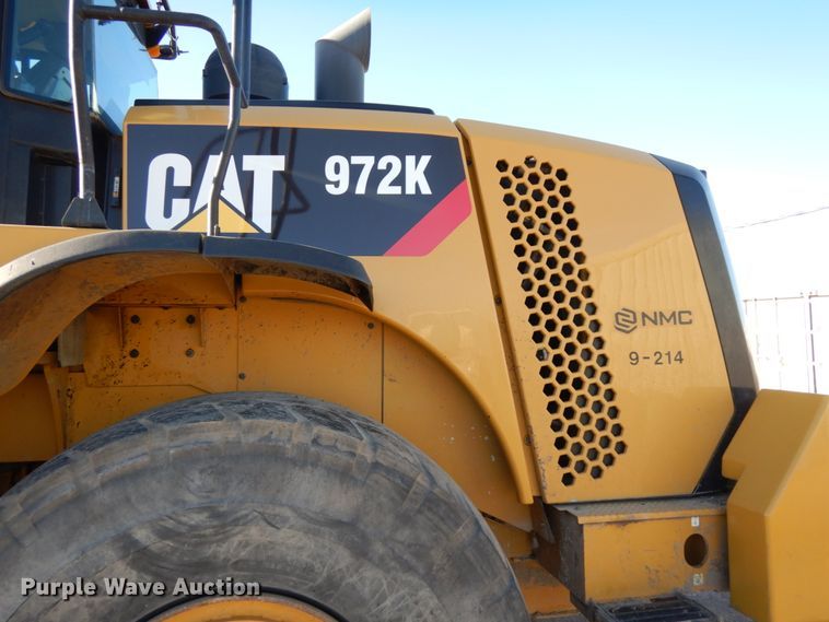 image for item DJ5820 2013 Caterpillar 972K  wheel loader