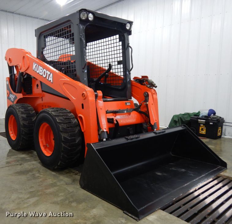 image for item DJ5827 2018 Kubota SSV75  skid steer loader