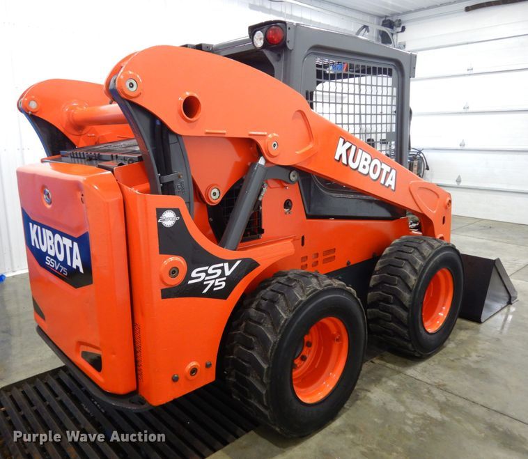 image for item DJ5827 2018 Kubota SSV75  skid steer loader