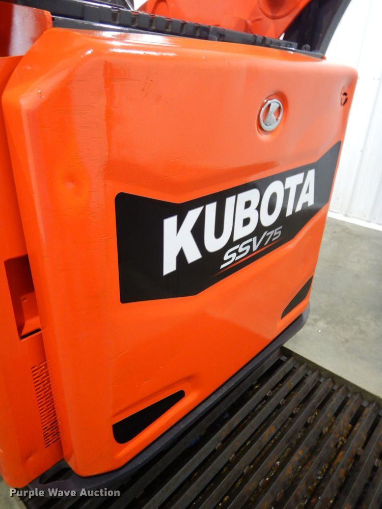 image for item DJ5827 2018 Kubota SSV75  skid steer loader