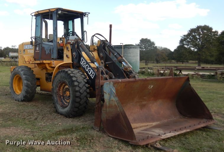 image for item DJ6701 2003 John Deere TC44H  wheel loader
