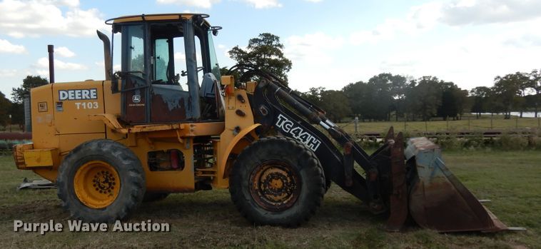 image for item DJ6701 2003 John Deere TC44H  wheel loader