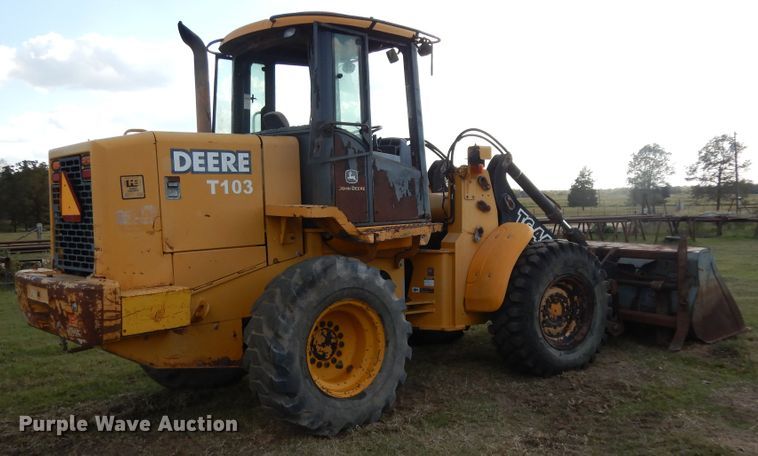 image for item DJ6701 2003 John Deere TC44H  wheel loader
