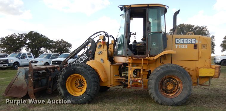 image for item DJ6701 2003 John Deere TC44H  wheel loader