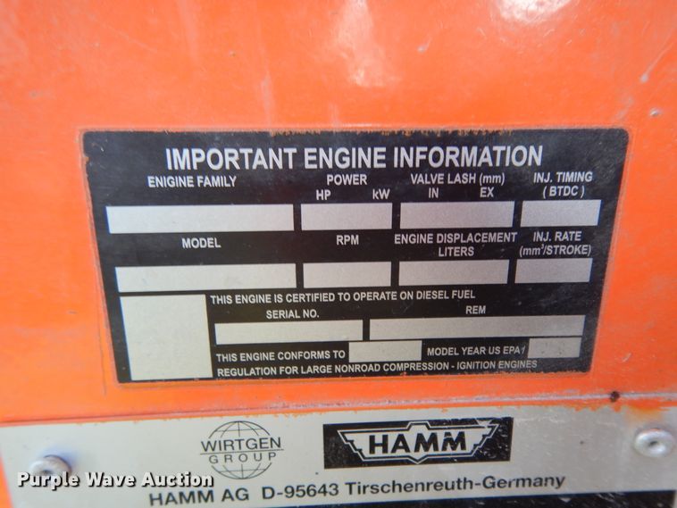 image for item DJ6704 2006 Hamm 3205  single drum roller