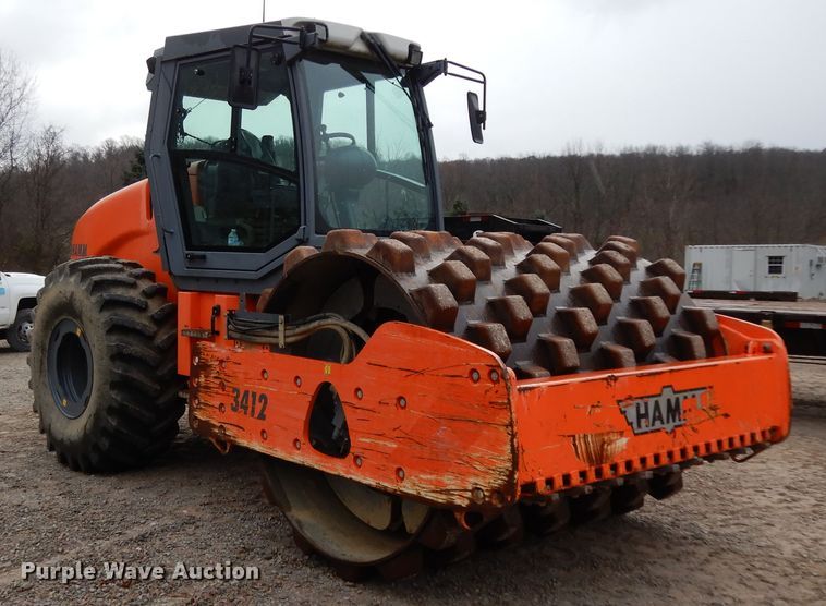 image for item DJ8001 2012 Hamm 3412P  vibratory single drum roller compactor