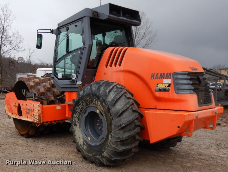 image for item DJ8001 2012 Hamm 3412P  vibratory single drum roller compactor