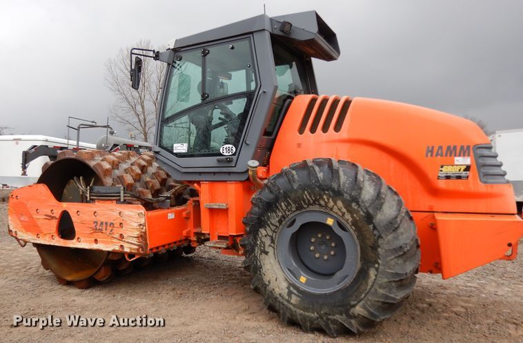 image for item DJ8001 2012 Hamm 3412P  vibratory single drum roller compactor