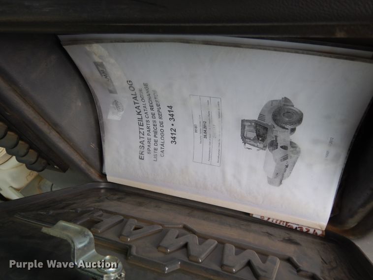 image for item DJ8001 2012 Hamm 3412P  vibratory single drum roller compactor