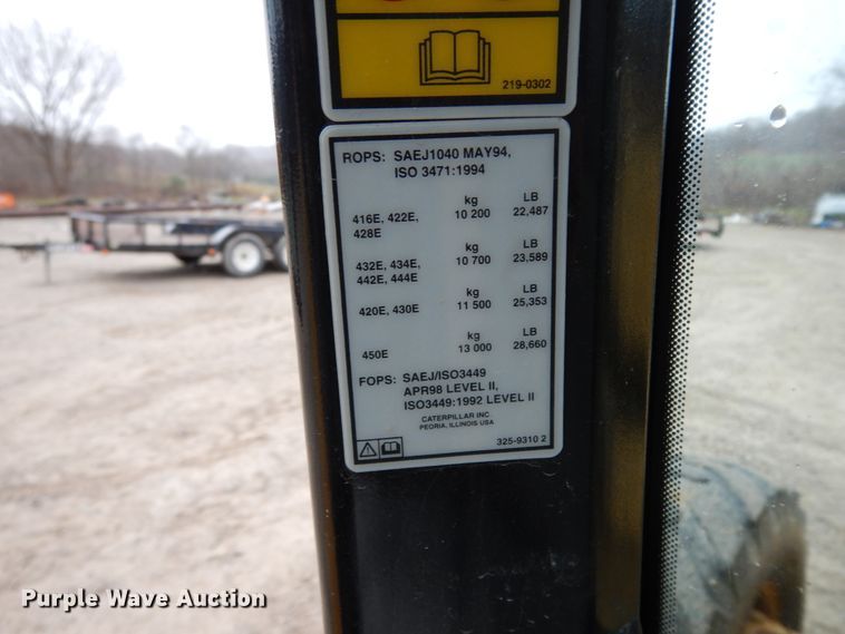 image for item DJ8002 2011 Caterpillar 420E IT  backhoe