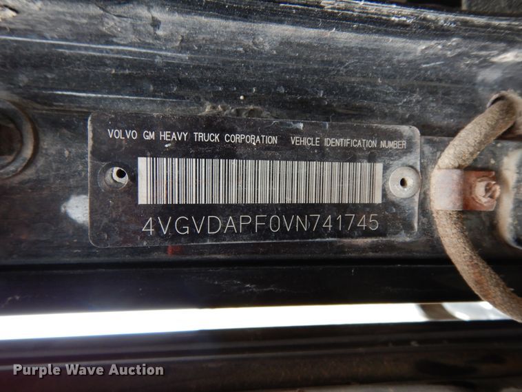 image for item DJ8060 1997 Volvo WCA  winch truck