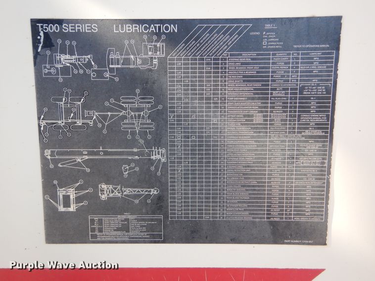 image for item DJ8515 2007 Terex T560-1  crane