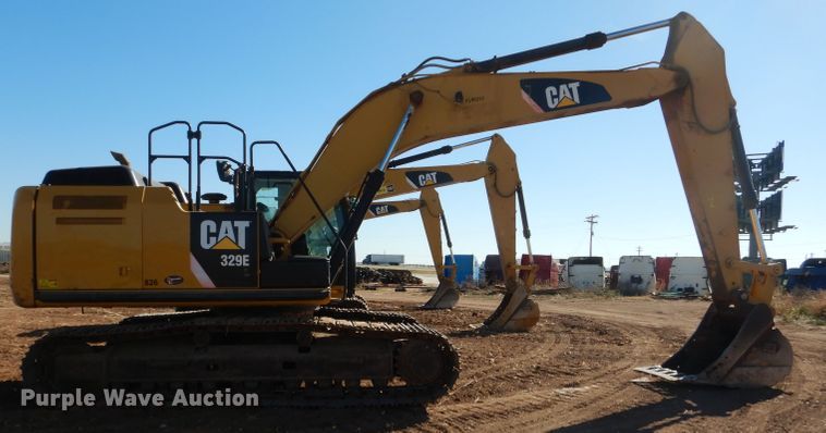 image for item DJ8792 2013 Caterpillar 329E L  excavator