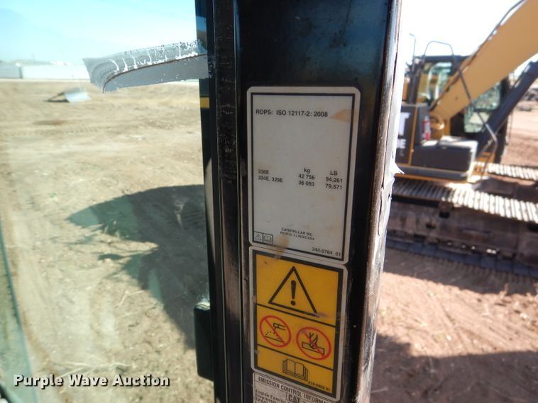 image for item DJ8792 2013 Caterpillar 329E L  excavator