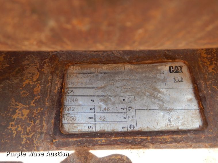 image for item DJ8792 2013 Caterpillar 329E L  excavator