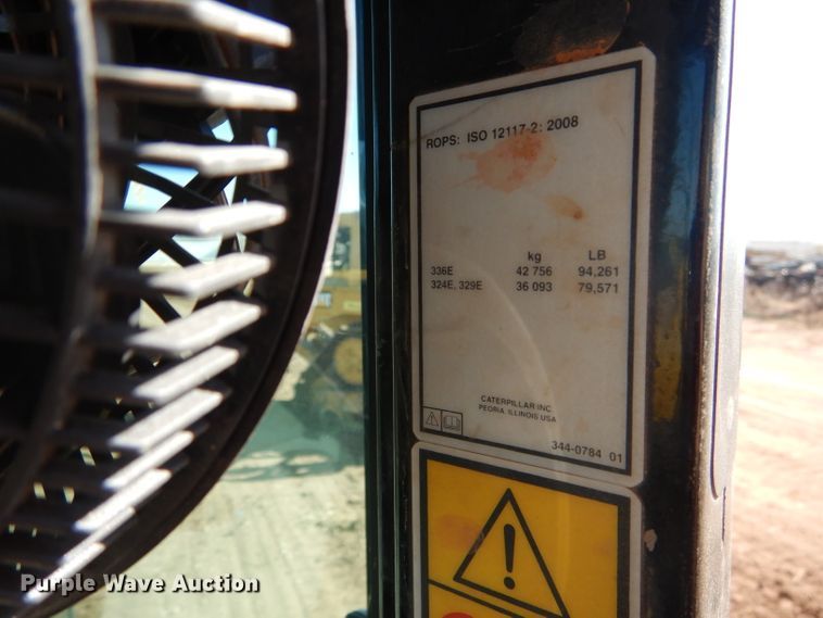 image for item DJ8793 2013 Caterpillar 329E L  excavator