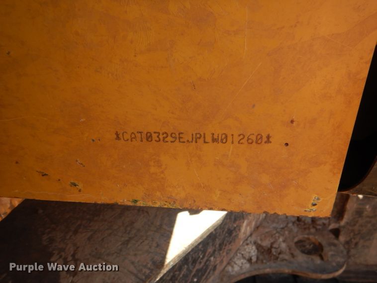 image for item DJ8793 2013 Caterpillar 329E L  excavator