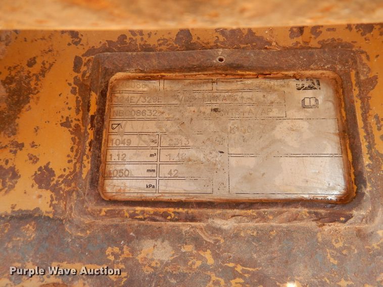 image for item DJ8809 2013 Caterpillar 329E L  excavator