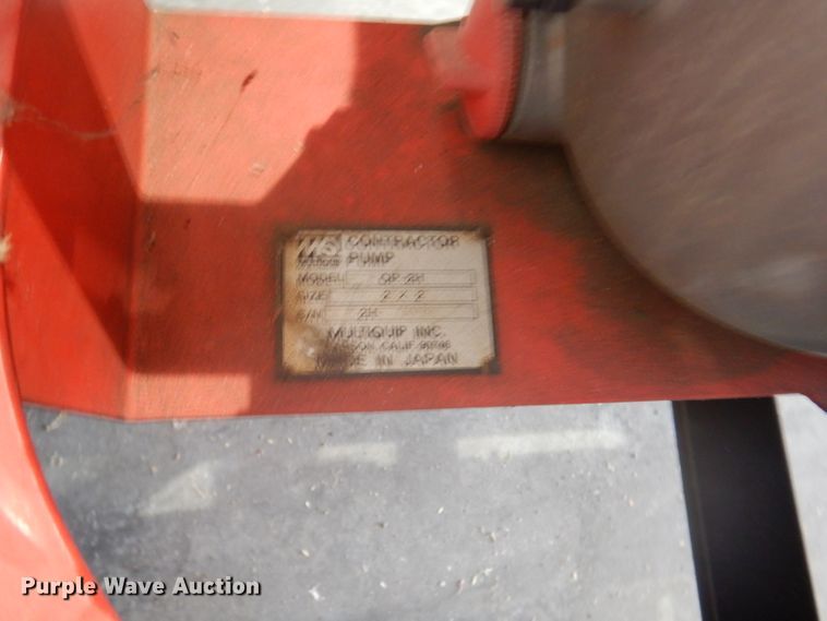 image for item DY9608 Multiquip WT5 tank trailer