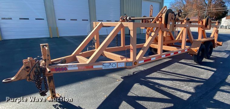 image for item EL9578 2007 Wagner Smith T-4RC-48X48-26 reel trailer