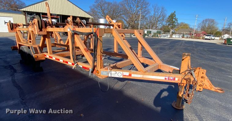 image for item EL9578 2007 Wagner Smith T-4RC-48X48-26 reel trailer