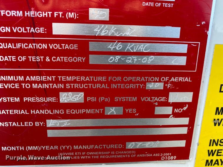 image for item EL9579 2014 Dodge Ram 5500  bucket truck