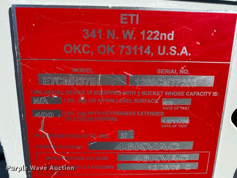 image for item EL9580 2016 Ford F550 Super Duty  bucket truck
