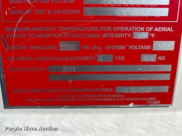 image for item EL9580 2016 Ford F550 Super Duty  bucket truck