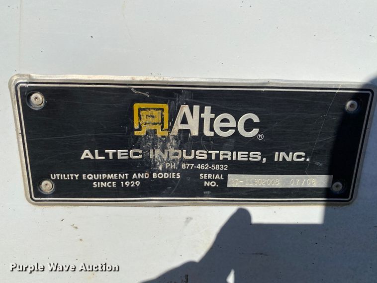 image for item EL9583 2008 International WorkStar 7400  digger derrick truck