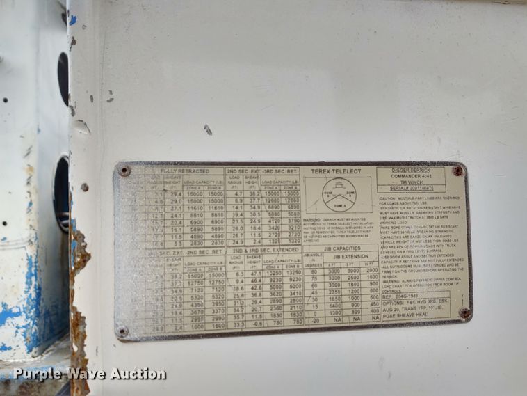 image for item EQ9463 2010 International WorkStar 7400  digger derrick truck