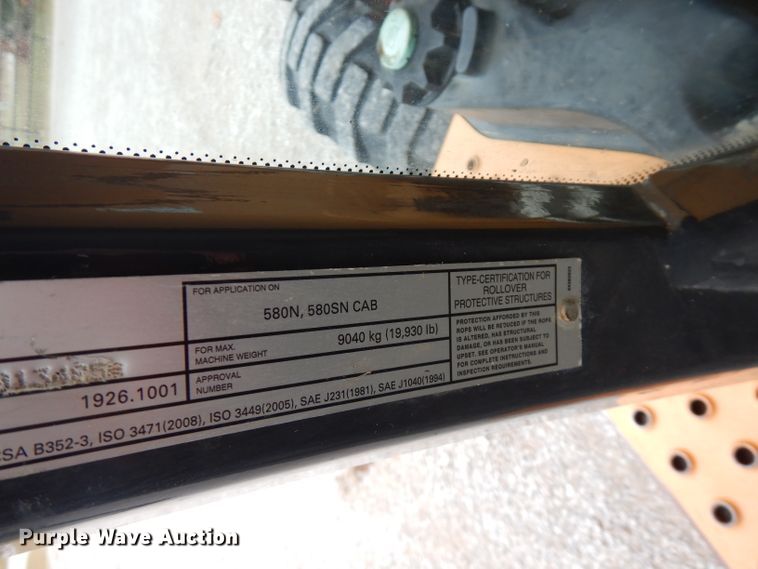 image for item FW9836 2013 Case 580 Super N  backhoe