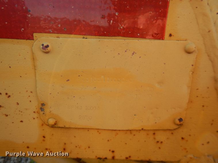 image for item FW9876 1988 Butler pole trailer