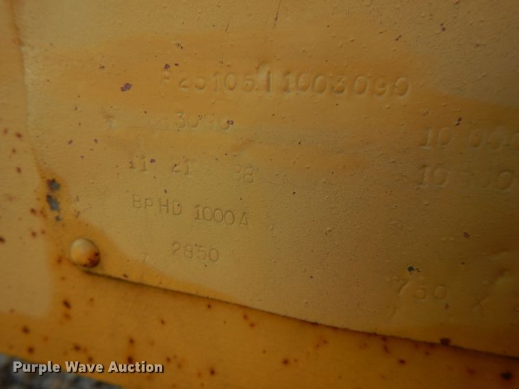 image for item FW9876 1988 Butler pole trailer