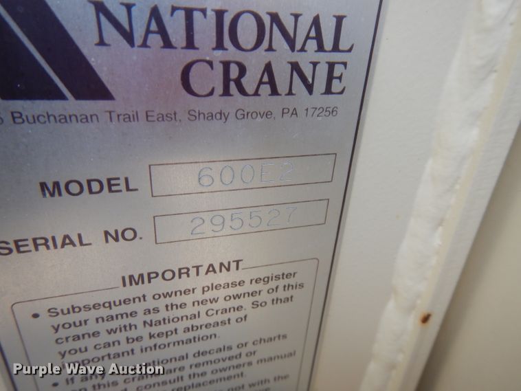 image for item FW9879 2009 Sterling L-Line  crane truck