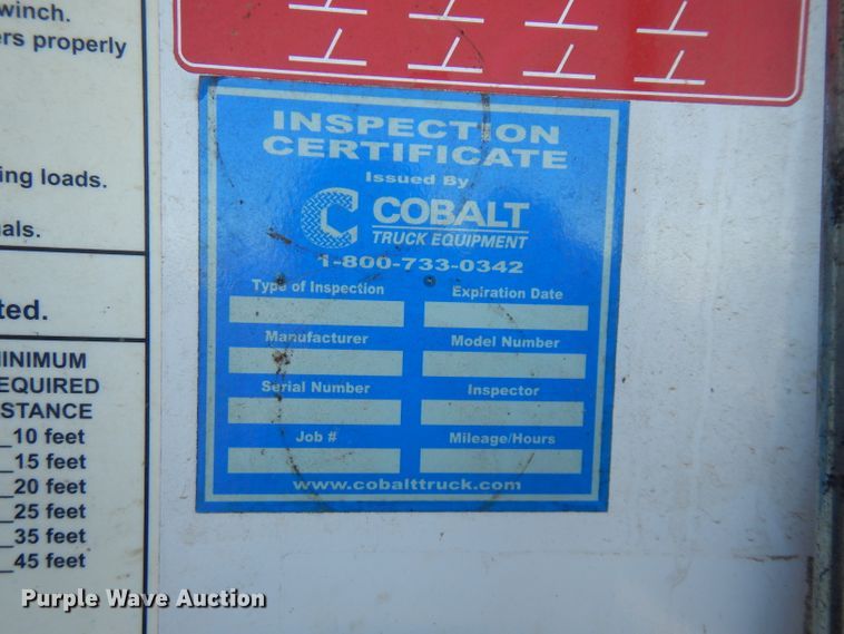 image for item FW9880 2008 Ford F750 Super Duty  service truck with crane