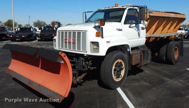 image for item FW9881 1992 GMC TopKick  spreader truck