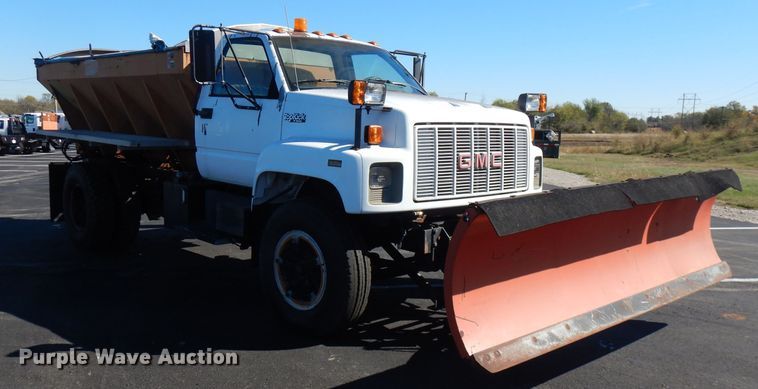 image for item FW9881 1992 GMC TopKick  spreader truck