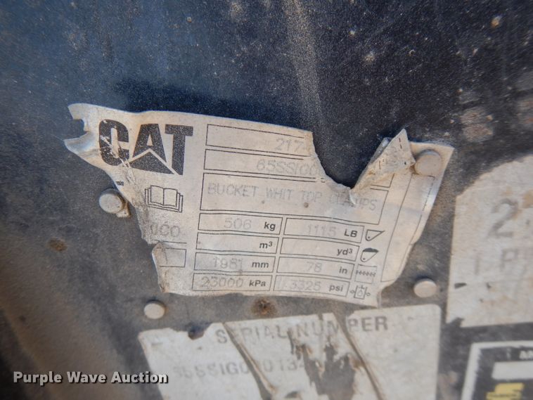 image for item FW9895 Caterpillar 65SS1G0 skid steer grapple bucket