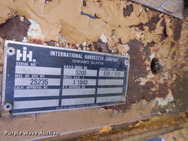 image for item FW9904 International 515  wheel loader