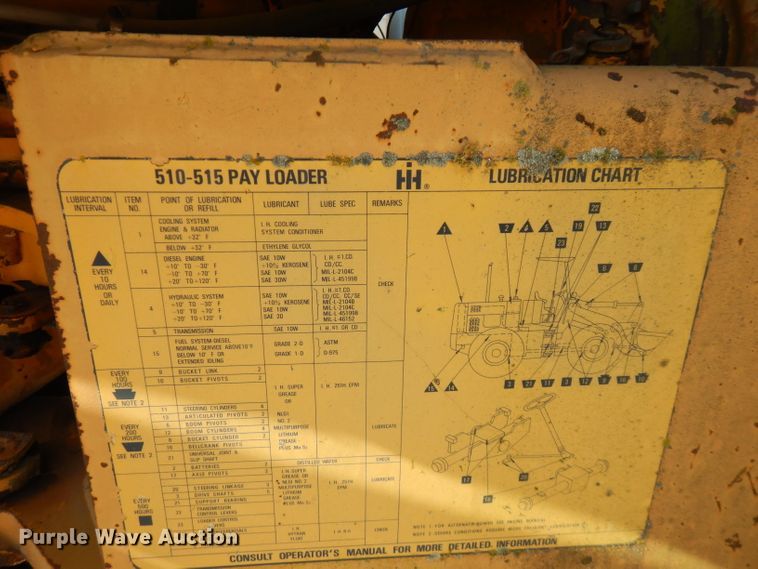image for item FW9904 International 515  wheel loader