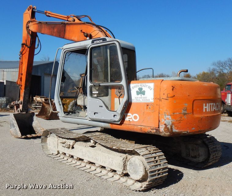 image for item FW9905 1994 Hitachi EX120  excavator