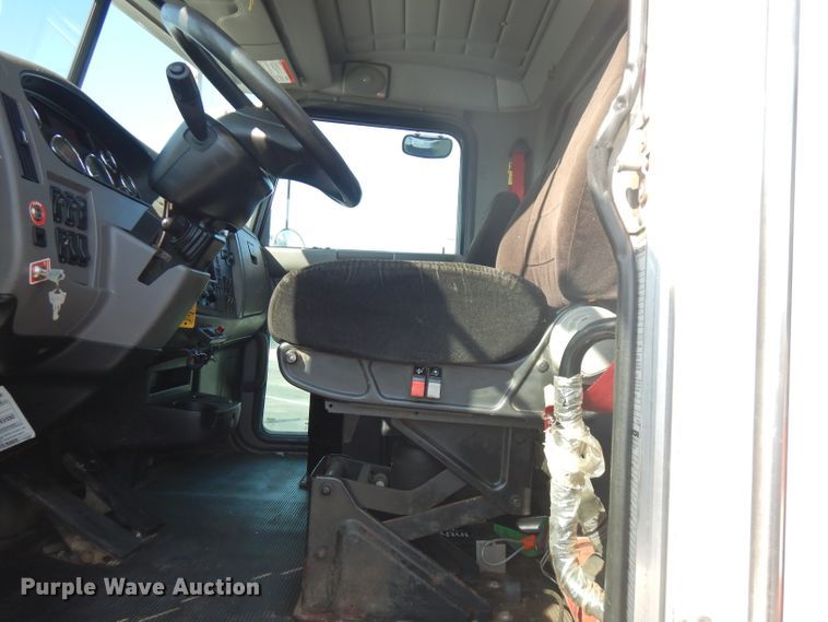 image for item FW9908 2011 Peterbilt 337  flatbed truck with crane