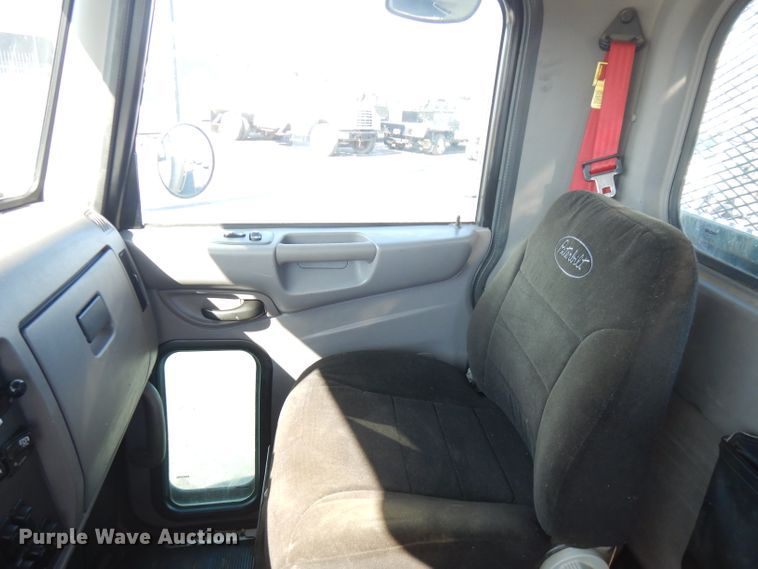 image for item FW9908 2011 Peterbilt 337  flatbed truck with crane