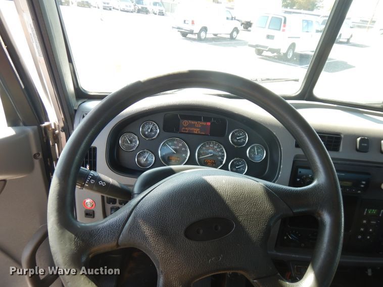 image for item FW9908 2011 Peterbilt 337  flatbed truck with crane