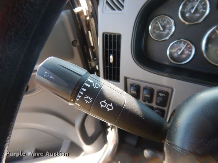 image for item FW9908 2011 Peterbilt 337  flatbed truck with crane