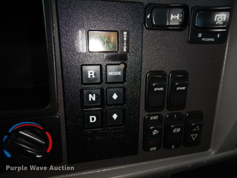 image for item FW9908 2011 Peterbilt 337  flatbed truck with crane