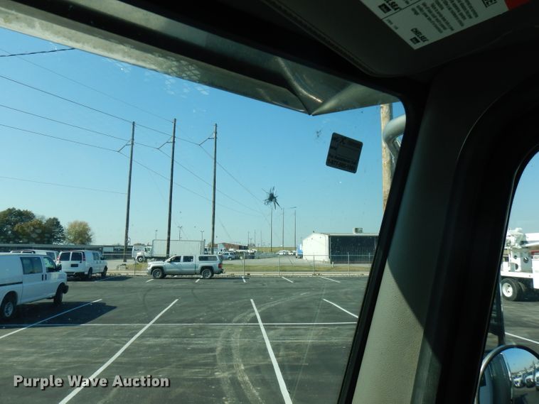 image for item FW9908 2011 Peterbilt 337  flatbed truck with crane